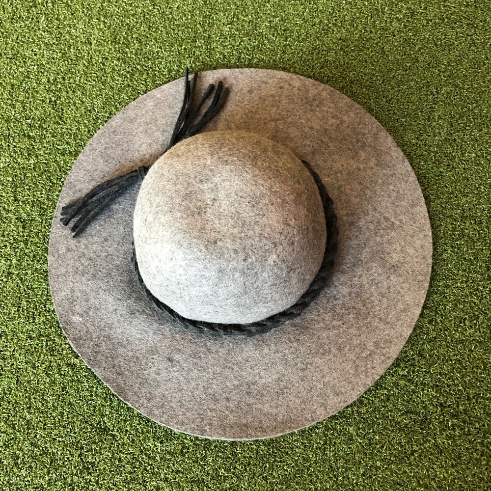 Boho gray hat